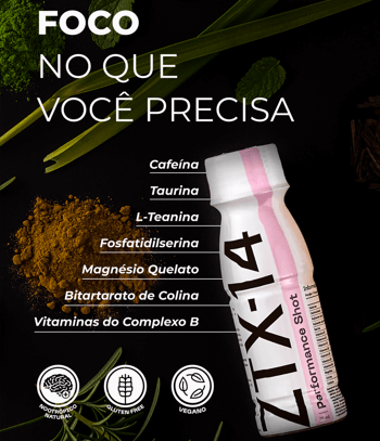 Ztx-14 Shot Alta Performance Cognitiva, Natural